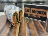 Wraps med kebab, salat, agurk og dressing