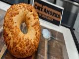Plain bagel med chilli cheddar ost. 1 stk.
