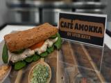 Sandwich med hjemmelavet tun salat.